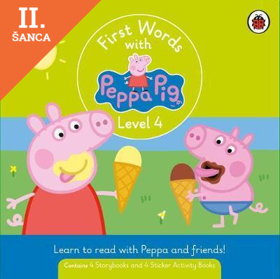 Lacná kniha First Words with Peppa Level 4 - Box Set