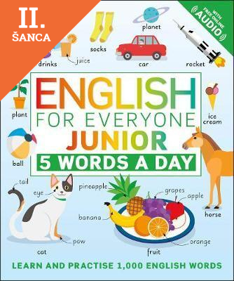 Lacná kniha English for Everyone Junior: 5 Words a Day