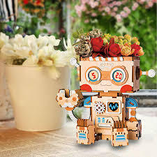 3D Creative Kvetináč - Robot