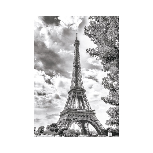 Puzzle Čiernobiela Eiffelova veža 500 Dino