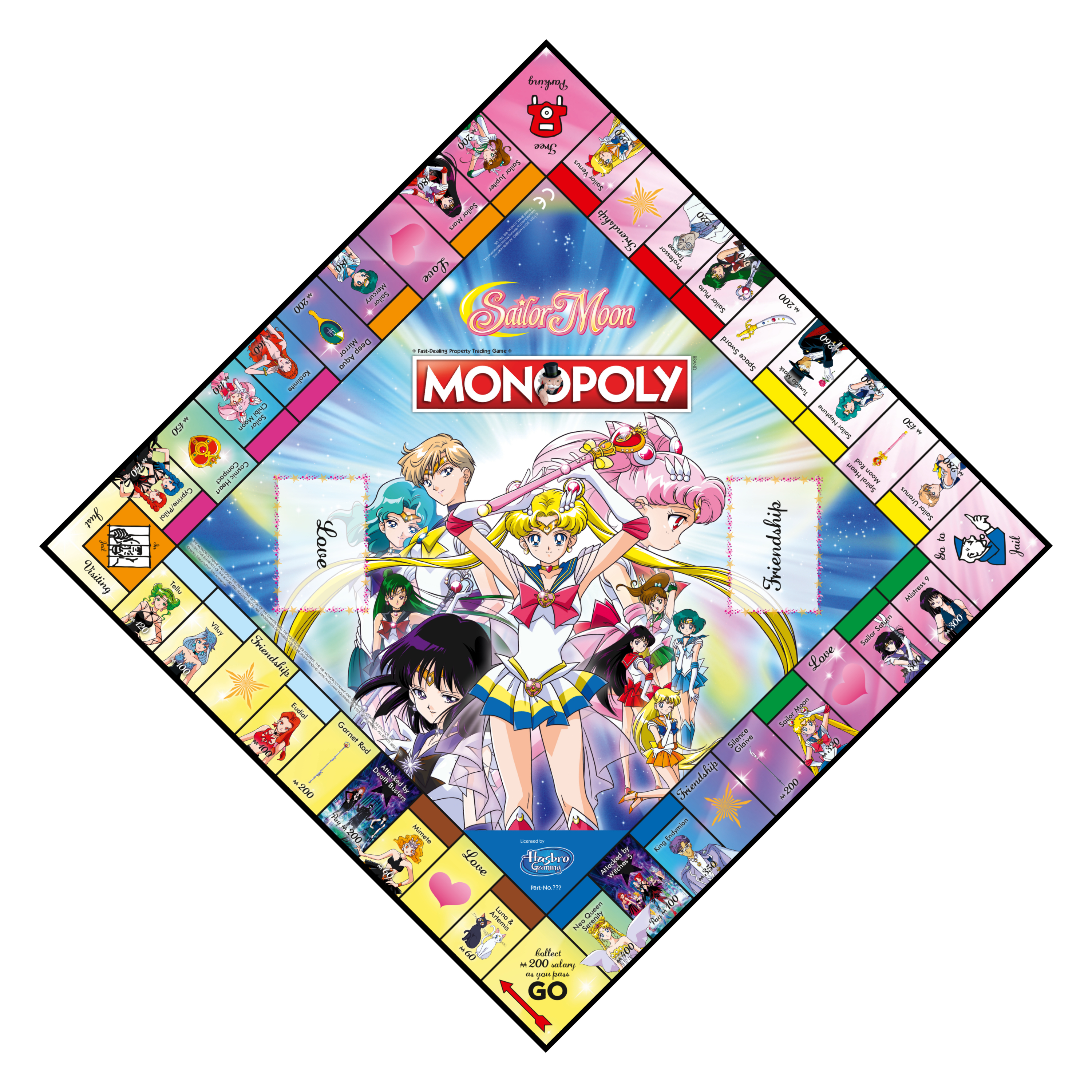 Hra Monopoly Sailor Moon (hra v angličtine)