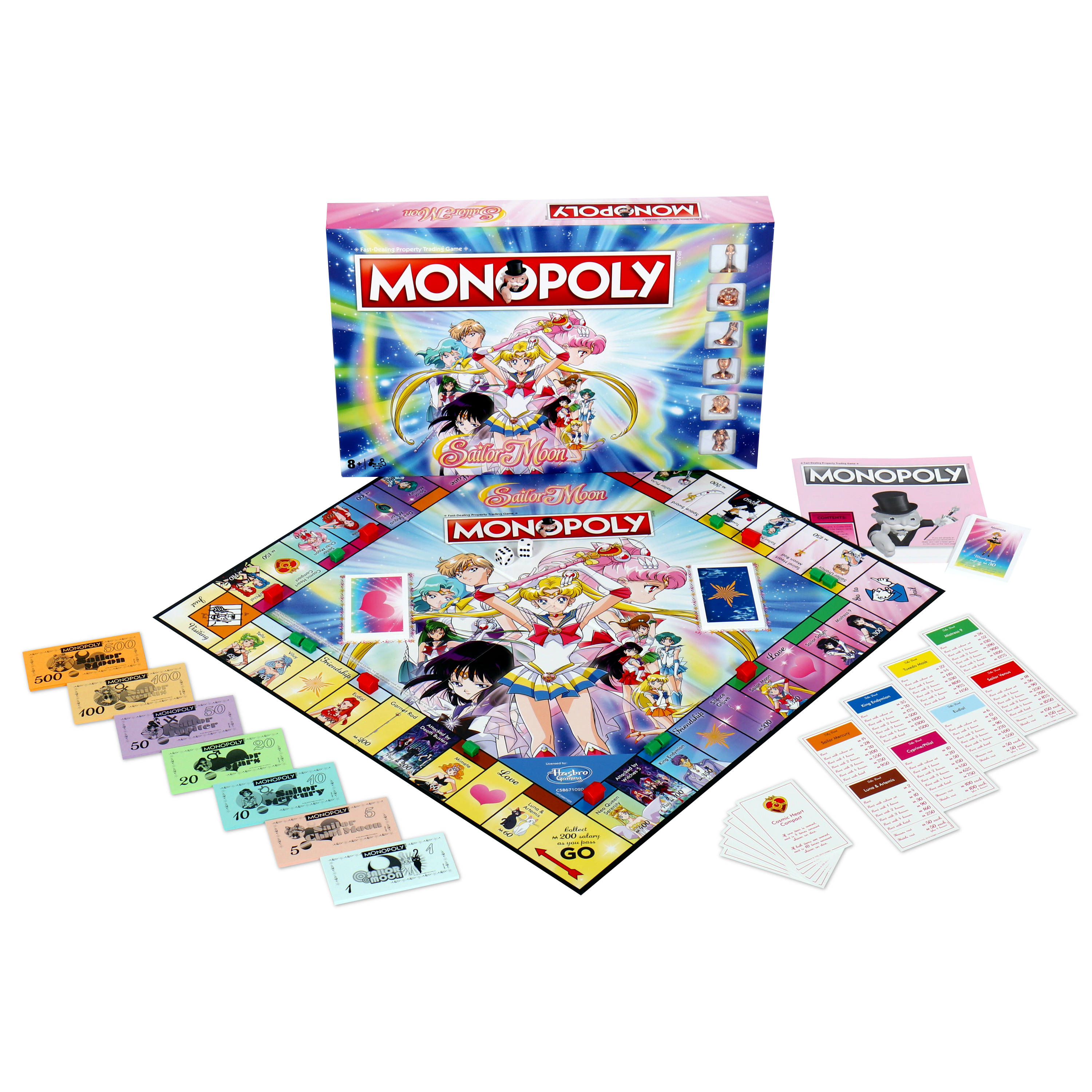 Hra Monopoly Sailor Moon (hra v angličtine)