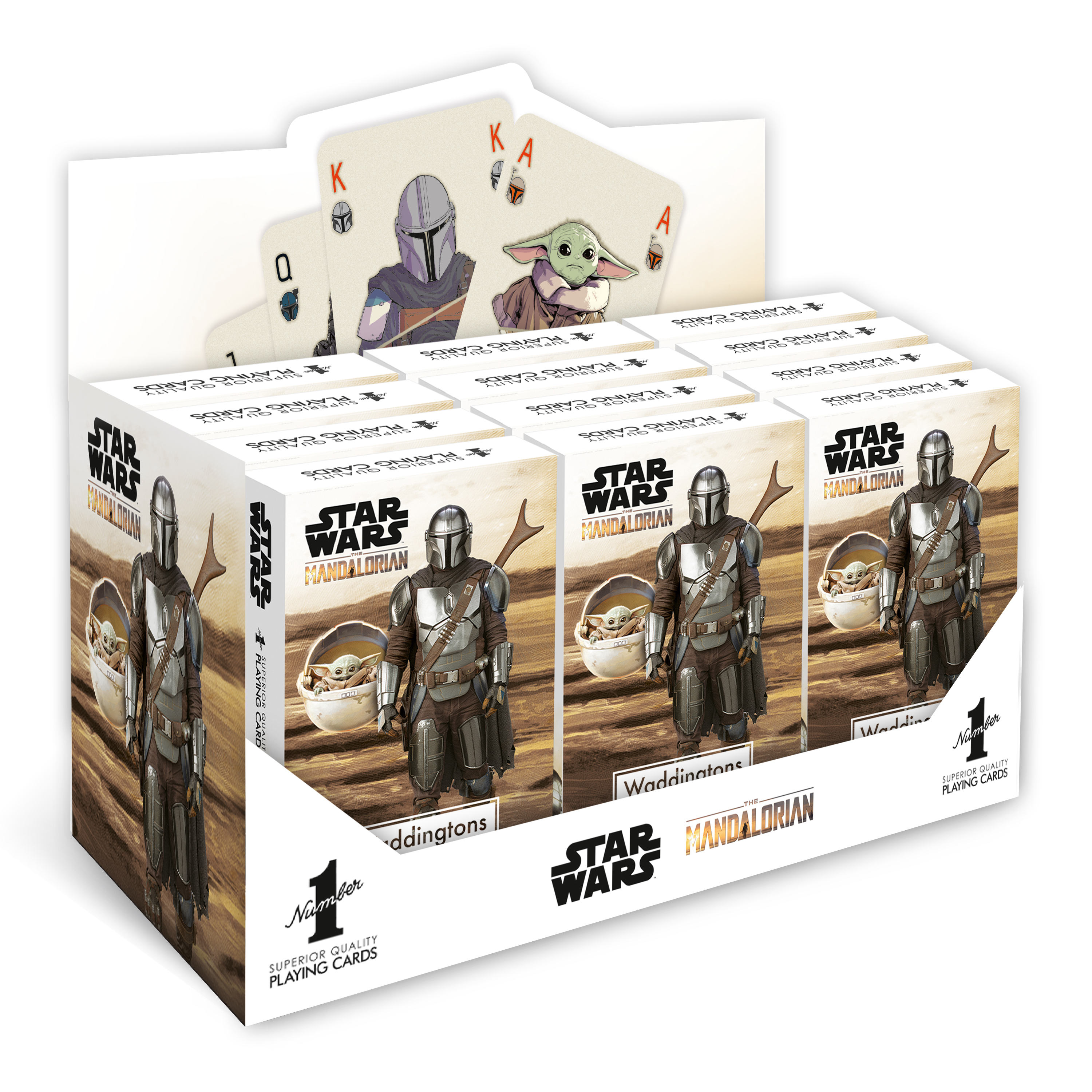 Hracie karty WADDINGTONS NO. 1 Star Wars Mandalorian
