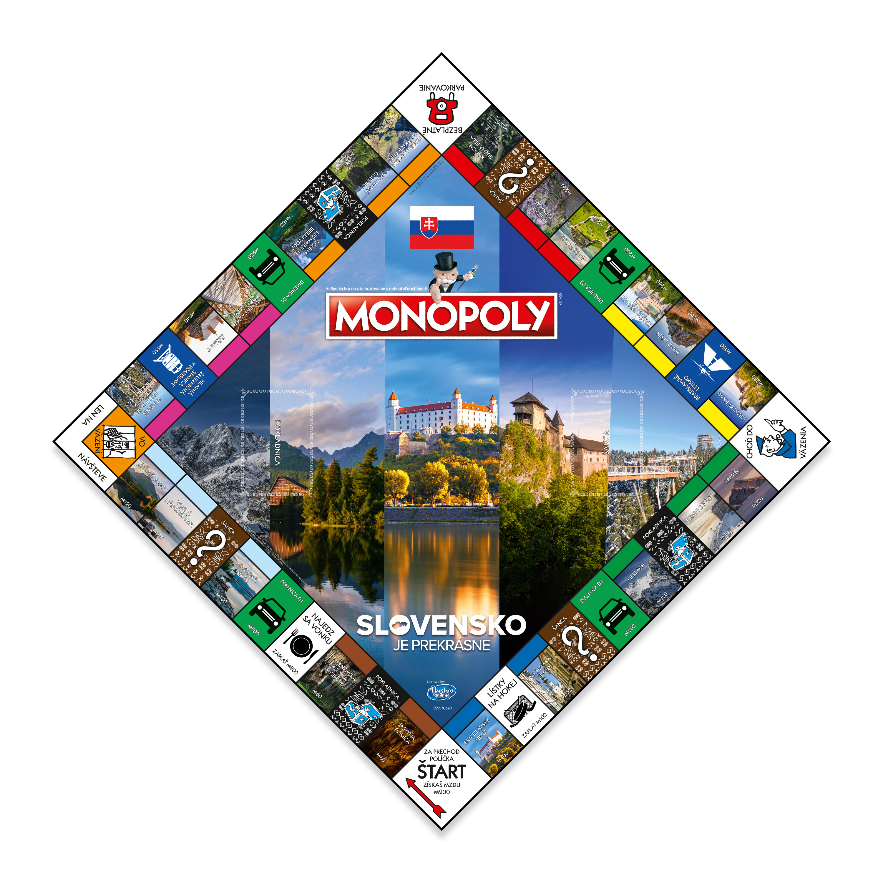 Hra Monopoly Slovensko je prekrásne
