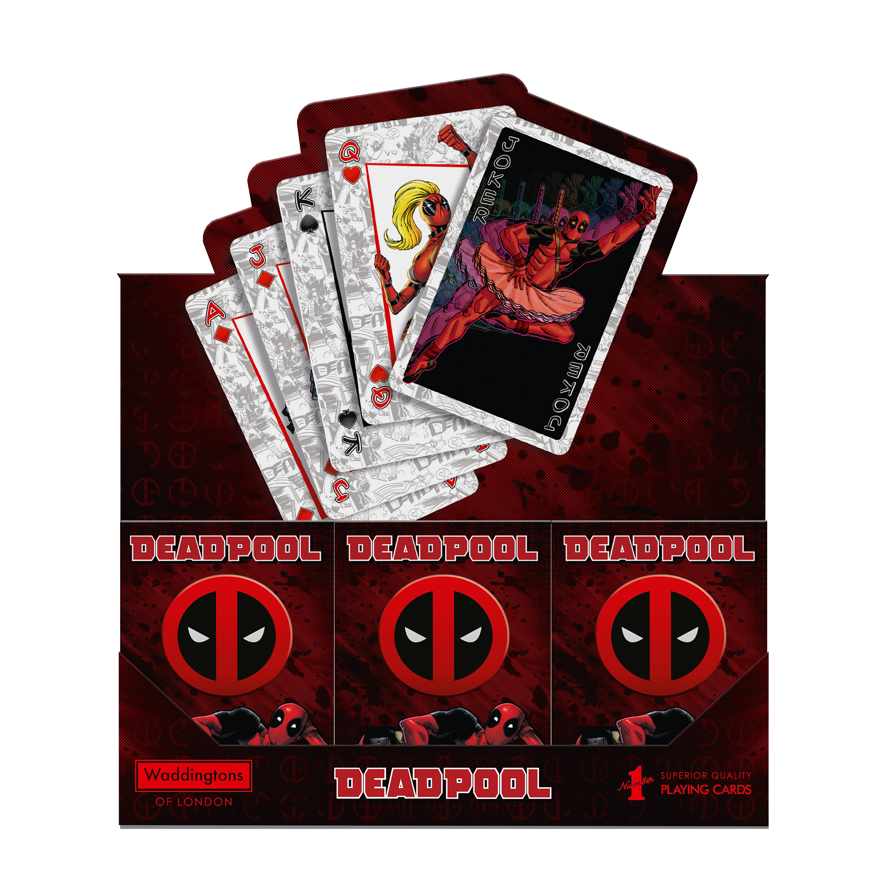 Hracie karty WADDINGTONS NO. 1 Deadpool