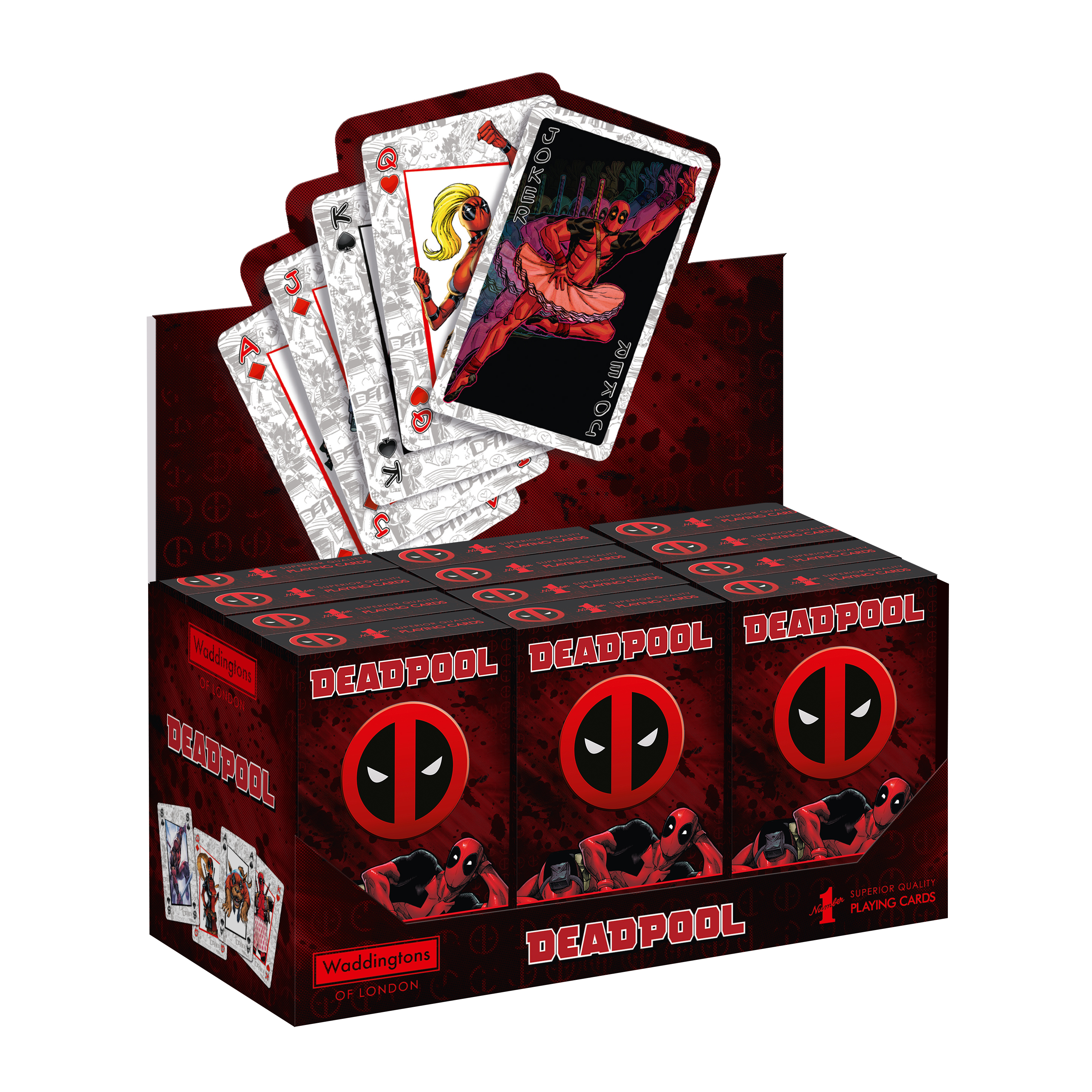 Hracie karty WADDINGTONS NO. 1 Deadpool