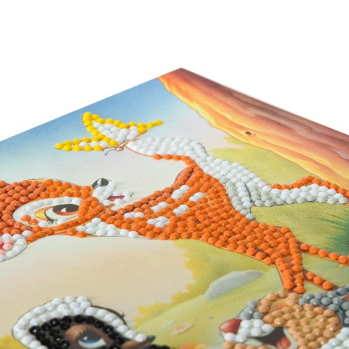 Pohľadnica Bambi a priatelia Disney vykladanie z diamantov