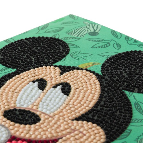 Pohľadnica Veselý Mickey Disney vykladanie z diamantov