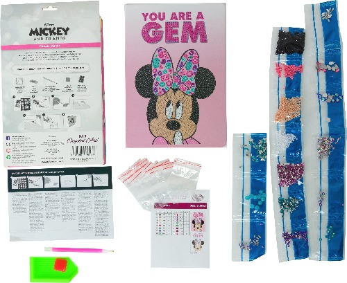 Zápisník Minnie Disney vykladanie z diamantov