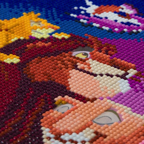 Obraz Leví kráľ Disney (30x30 cm) vykladanie z diamantov