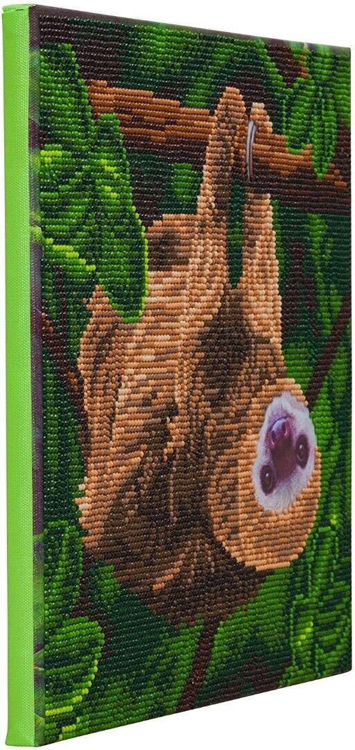 Obraz Leňochod (30x30 cm) vykladanie z diamantov