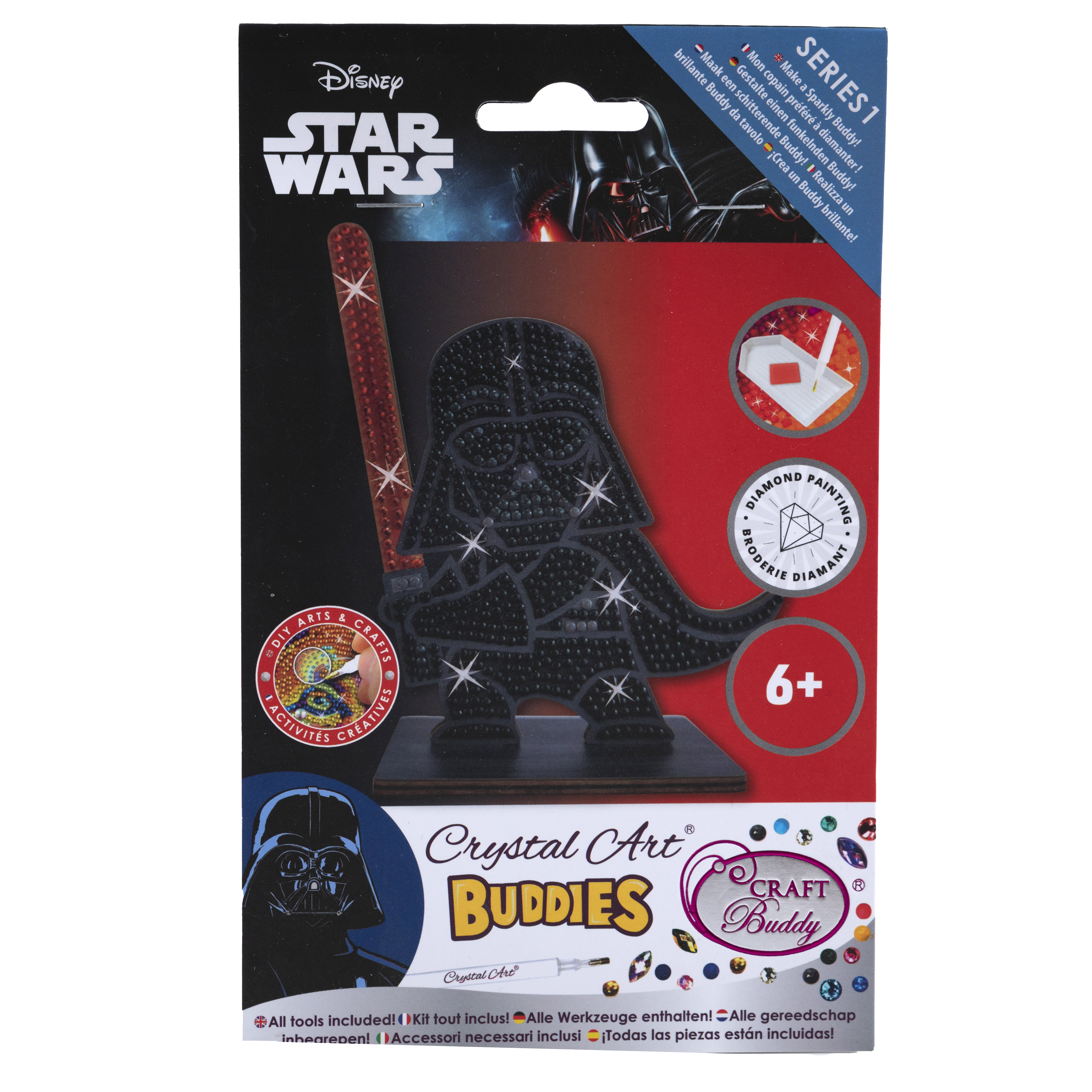 Figúrka Darth Vader Star Wars vykladanie z diamantov