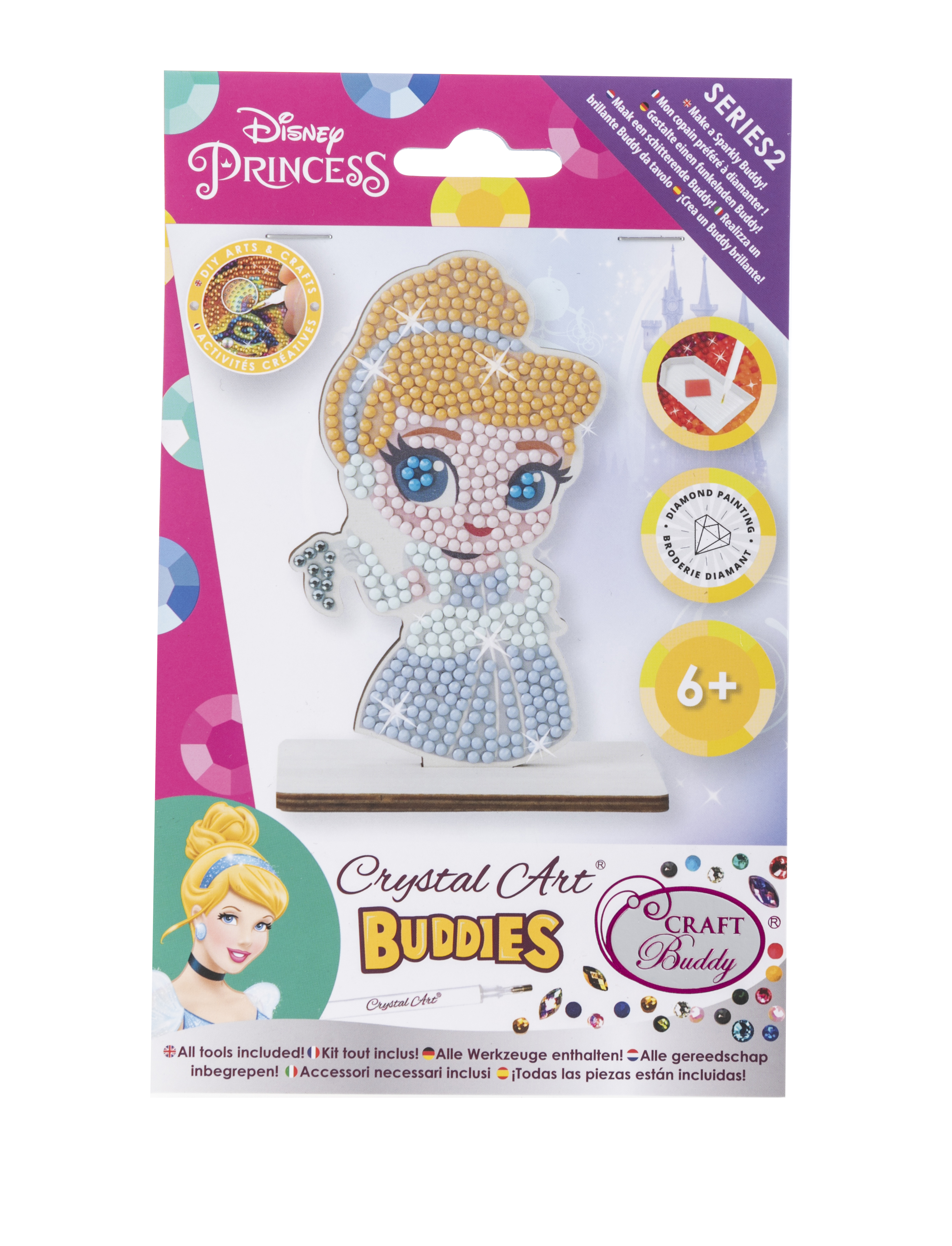 Figúrka Popoluška Disney vykladanie z diamantov