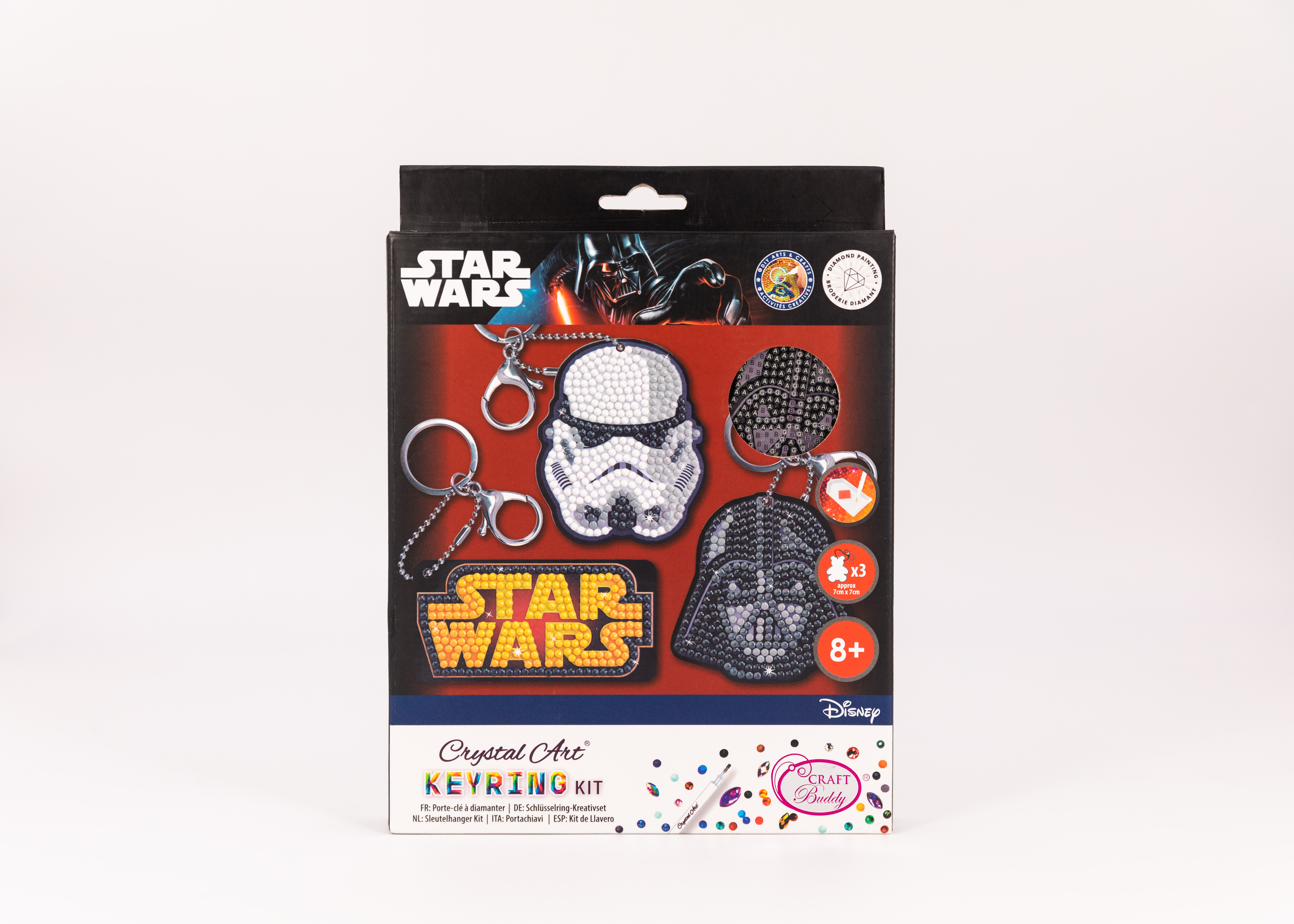 Sada kľúčeniek Star Wars vykladanie z diamantov
