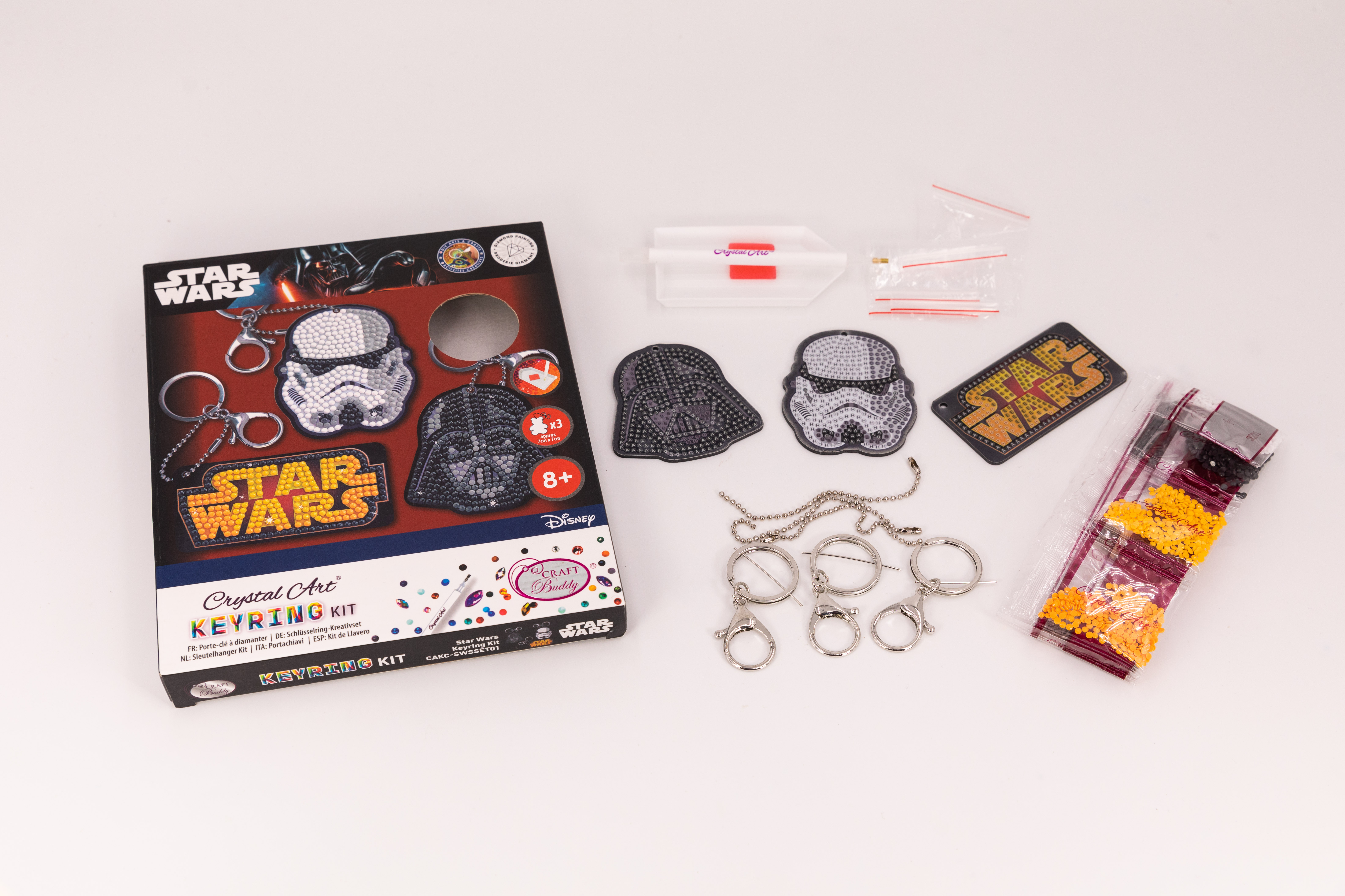 Sada kľúčeniek Star Wars vykladanie z diamantov