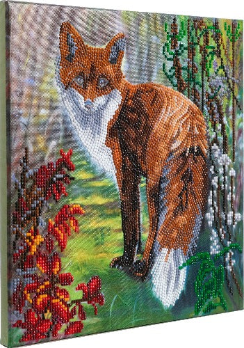 Obraz Líška (30x30 cm) vykladanie z diamantov