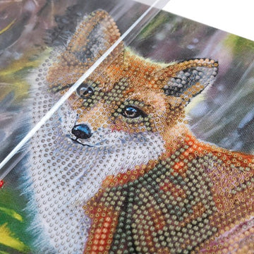 Obraz Líška (30x30 cm) vykladanie z diamantov