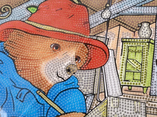 Obraz Paddington a list (30x30 cm) vykladanie z diamantov
