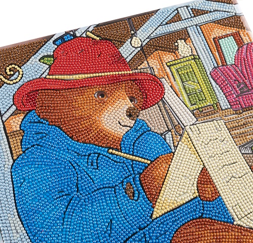 Obraz Paddington a list (30x30 cm) vykladanie z diamantov