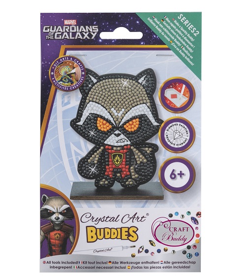 Figúrka Rocket Marvel vykladanie z diamantov