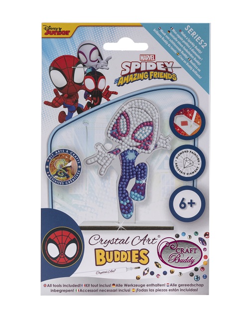 Figúrka Ghost Spider Marvel vykladanie z diamantov