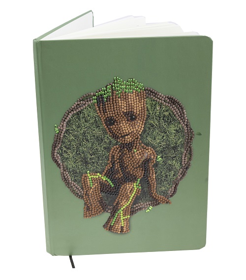 Zápisník Groot Marvel vykladanie z diamantov