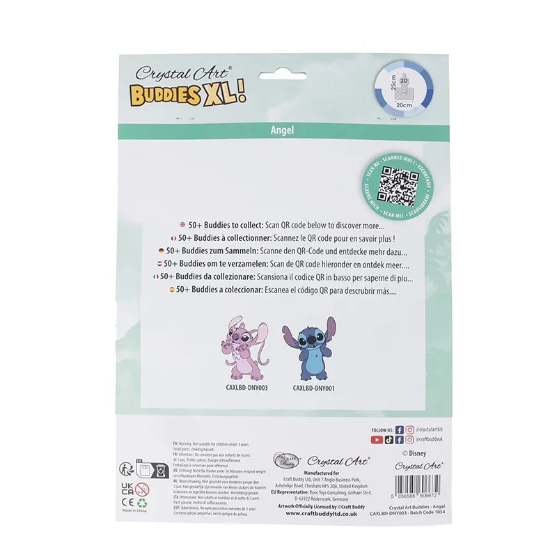 Figúrka Angel XL Disney vykladanie z diamantov