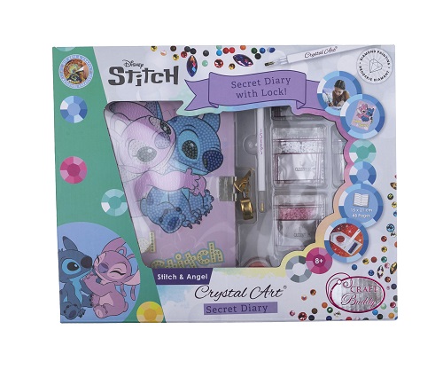 Tajný denník Stitch a Angel Disney vykladanie z diamantov