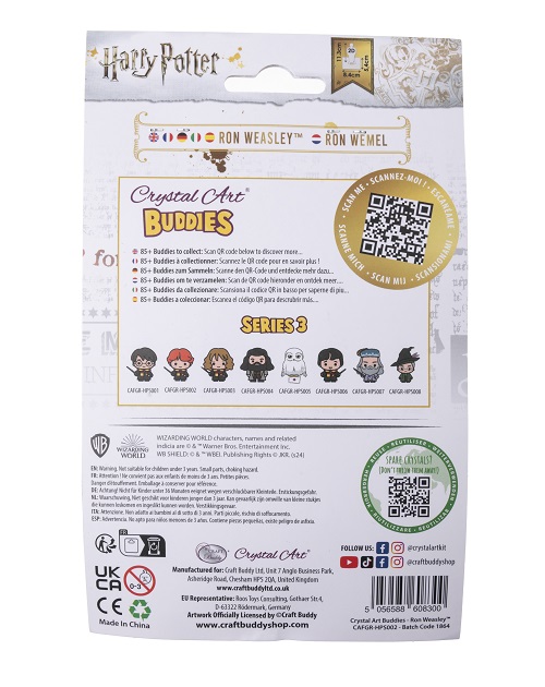 Figúrka Ron Weasley vykladanie z diamantov
