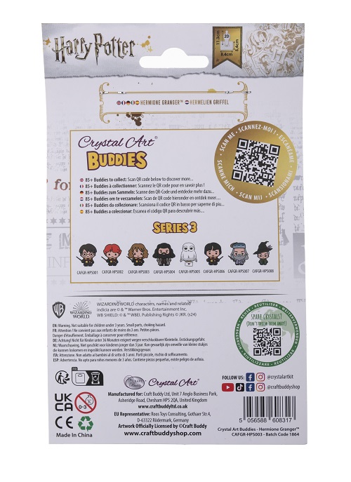 Figúrka Hermione Granger vykladanie z diamantov