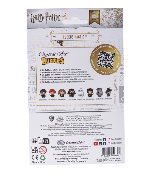 Figúrka Rubeus Hagrid vykladanie z diamantov
