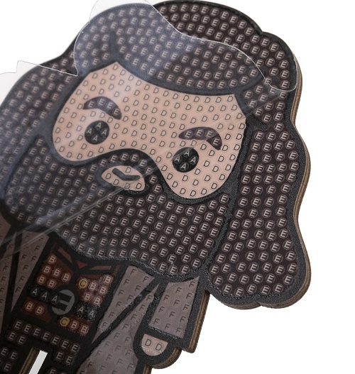 Figúrka Rubeus Hagrid vykladanie z diamantov