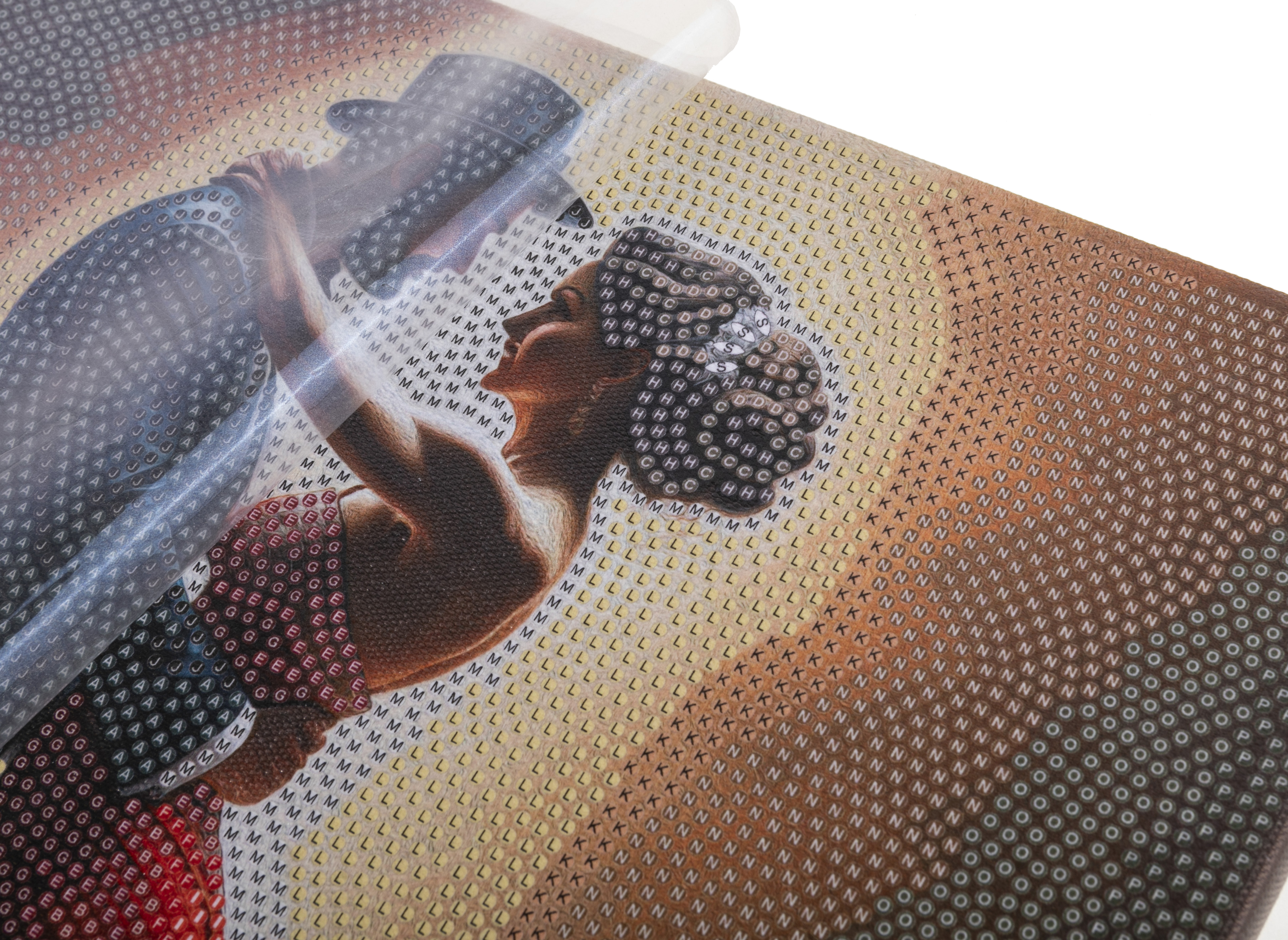 Obraz Polnočný tanec (30x30 cm) vykladanie z diamantov