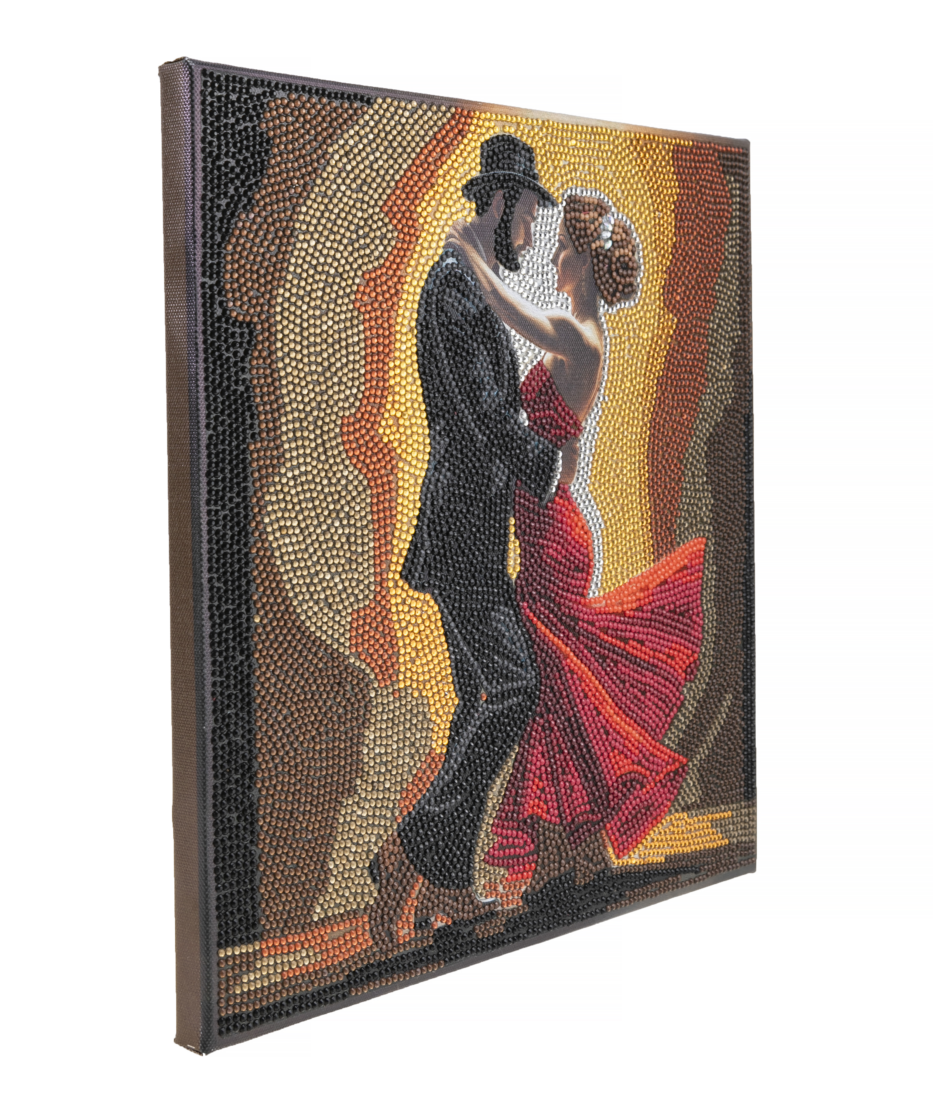 Obraz Polnočný tanec (30x30 cm) vykladanie z diamantov