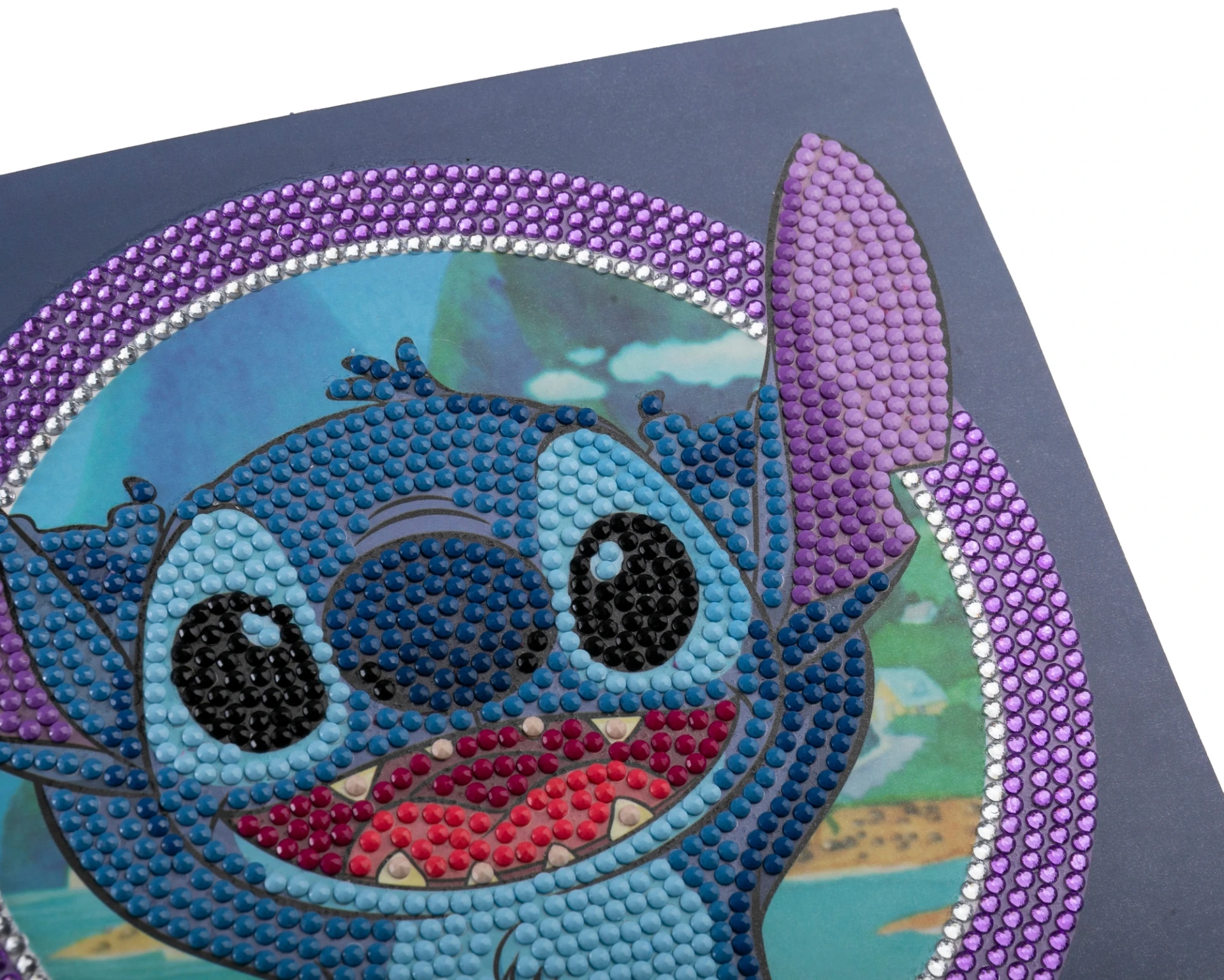 Pohľadnica Stitch Disney vykladanie z diamantov