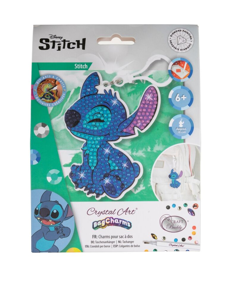 Prívesok na tašku Stitch Disney vykladanie z diamantov