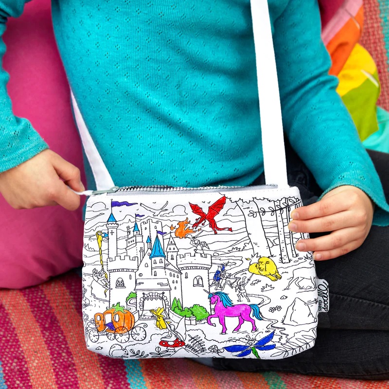 Crossbody kabelka na opätovné maľovanie Rozprávky a legendy