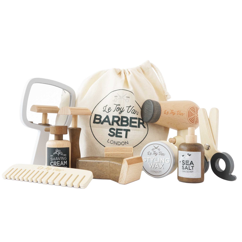 Drevený set malého Barbera