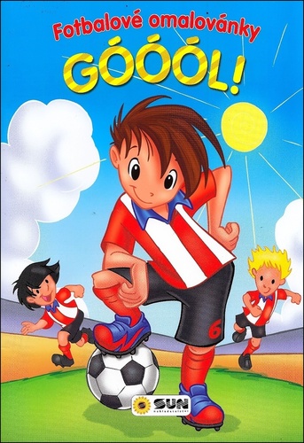 Kniha Fotbalové omalovánky - Góóól!