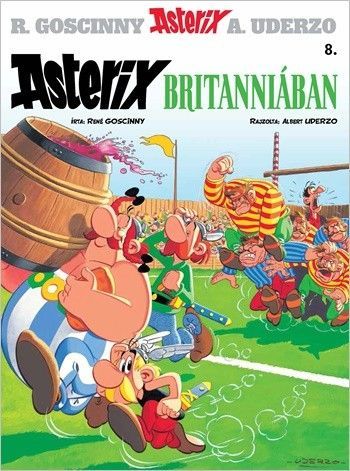 Kniha Asterix 8. - Asterix Britanniában - René Goscinny,Antal Bayer,Albert Uderzo