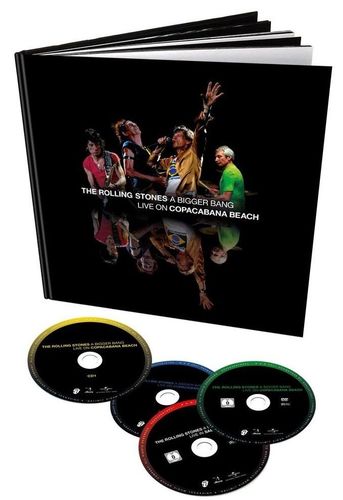 Kniha Rolling Stones, The - A Bigger Bang: Live On Copacabana Beach (Deluxe Version) 2CD+2DVD