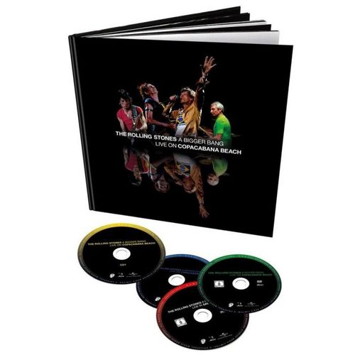 Kniha Rolling Stones, The - A Bigger Bang: Live On Copacabana Beach (Deluxe Version) 2CD+2BD