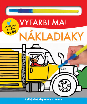 Kniha Vyfarbi ma! Nákladiaky
