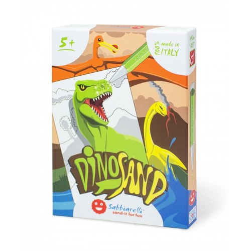 Maľovanie pieskom Dinosaury mini sada