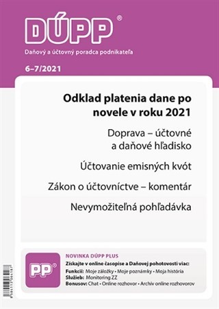 Daňový a účtovný poradca podnikateľa 6-7/2021