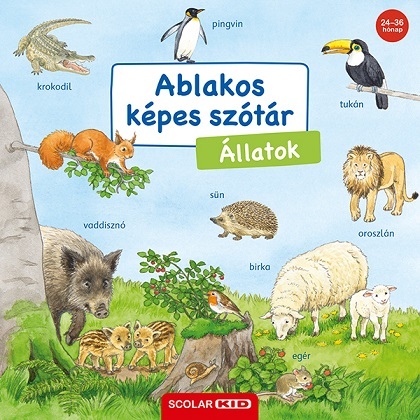 Kniha Ablakos képes szótár - Állatok - Susanne Gernhäuser,Szilvia Tihor