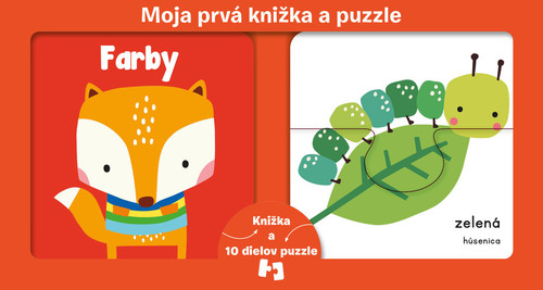 Kniha Moja prvá knižka a puzzle Farby