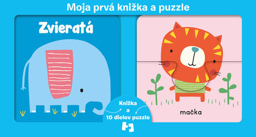 Moja prvá knižka a puzzle: Zvieratá