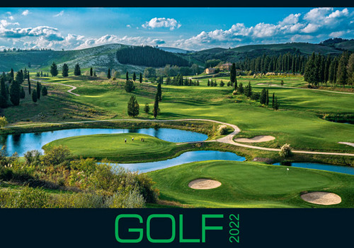 Nástenný kalendár Golf 2022
