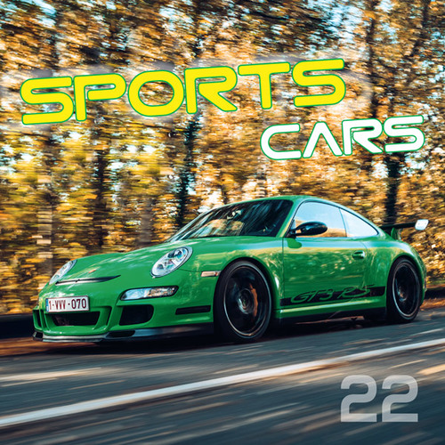 Nástenný kalendár Sports cars 2022